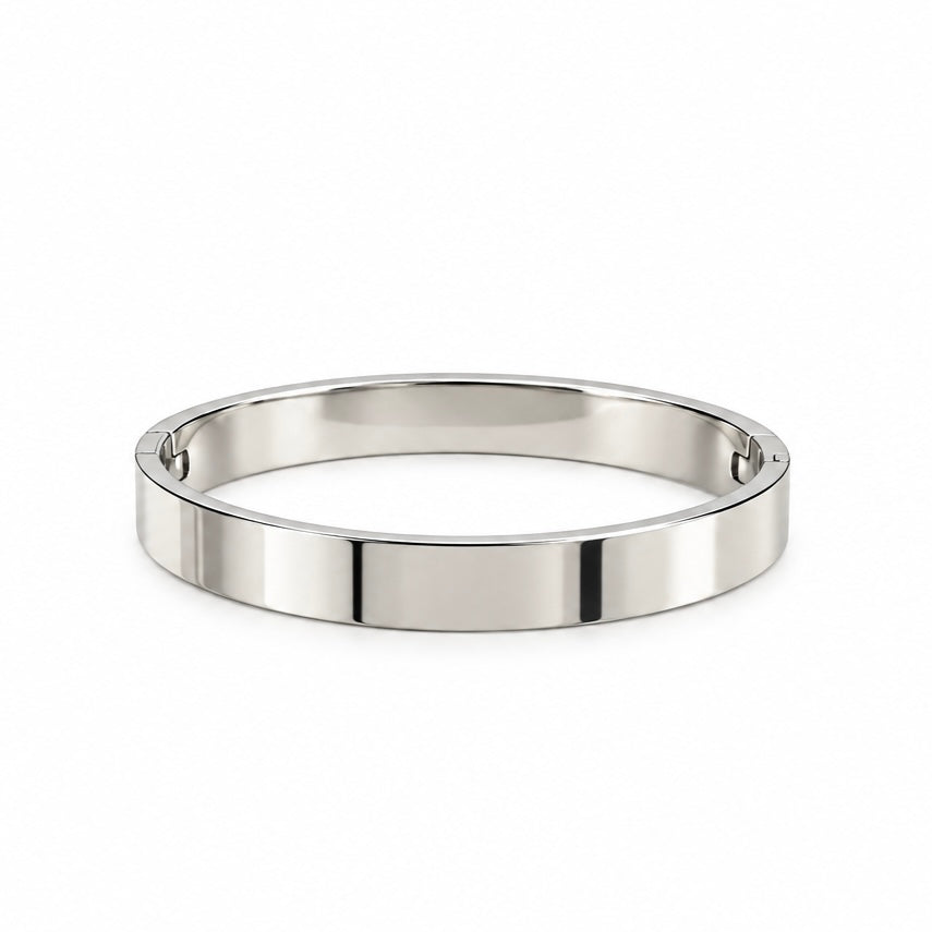 Brazalete Liso Acero