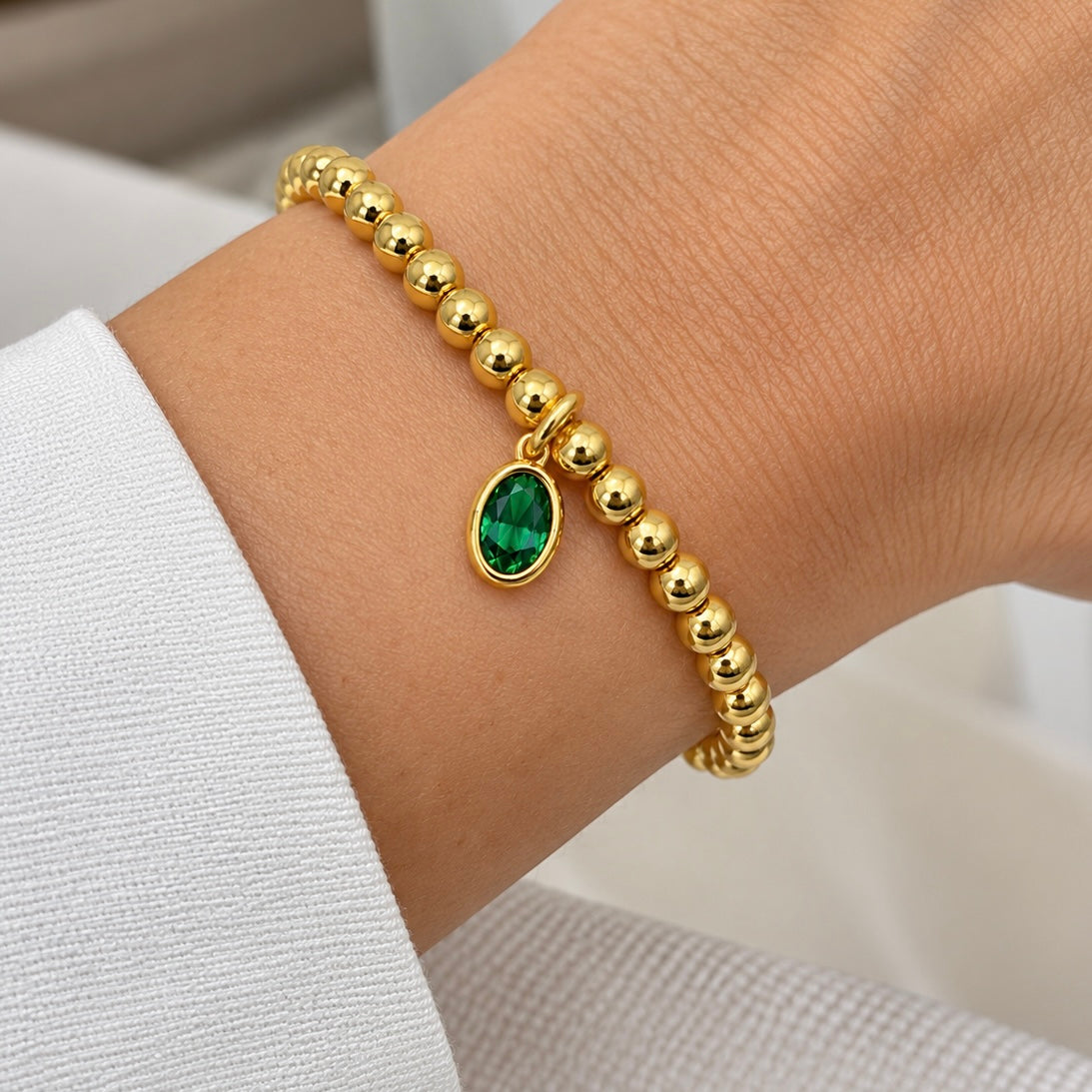 Pulsera Óvalo Colgante