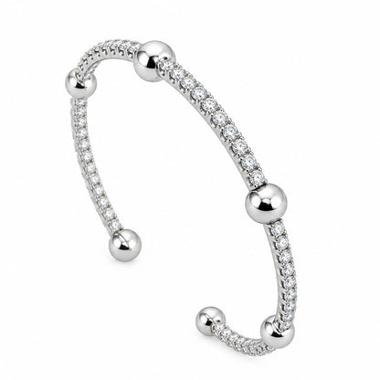 Pulsera Bolitas Zirconias