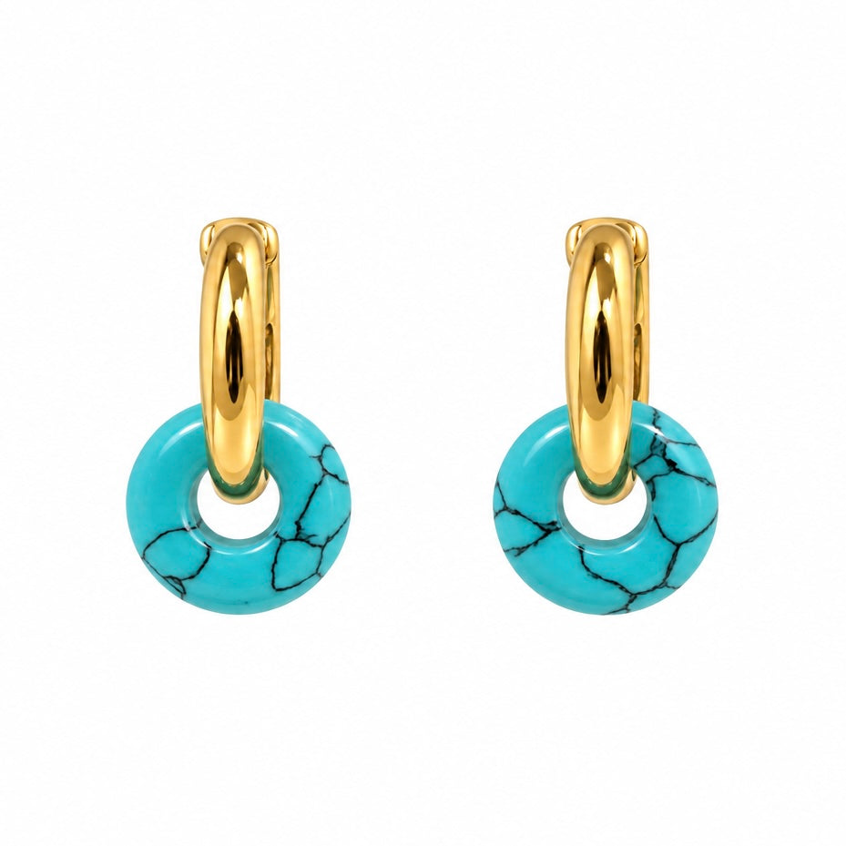 Aretes Quitapón Piedra Natural