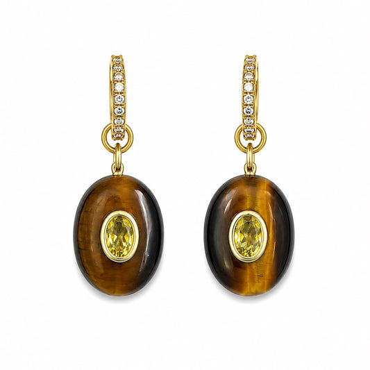 Aretes Ojo tigre