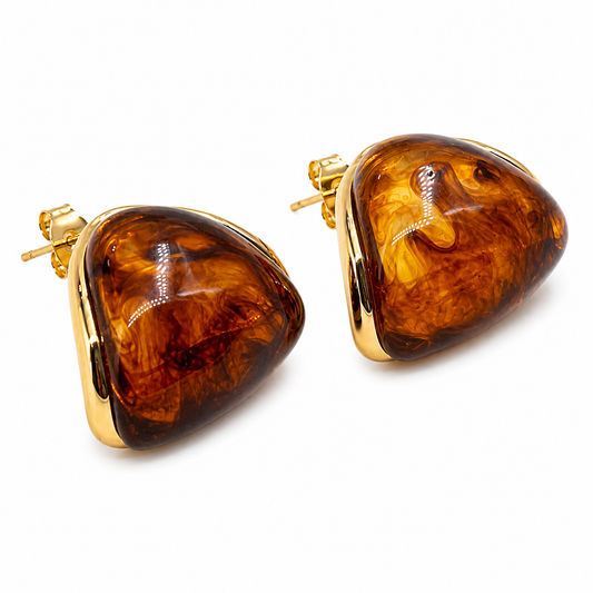 Aretes Triángulo acrílico