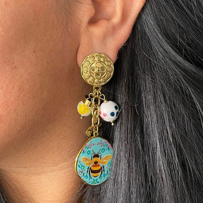 Aretes Abeja
