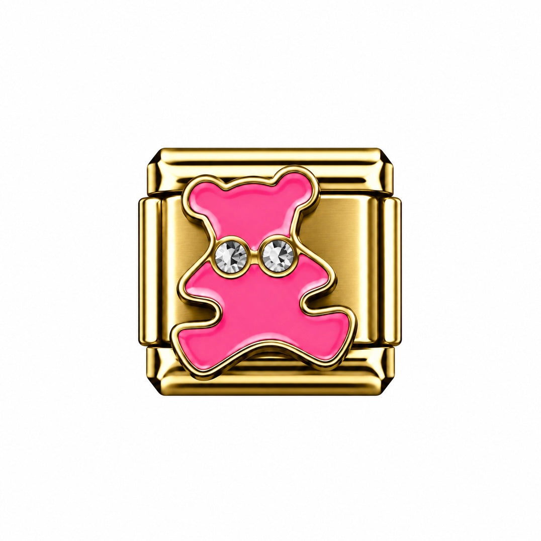 CHARM Oso con Brillito Golden