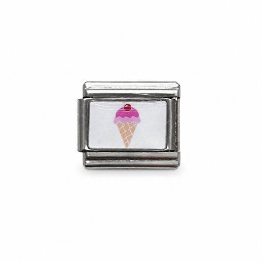 CHARM Cono de Helado con fondo blanco 🍦