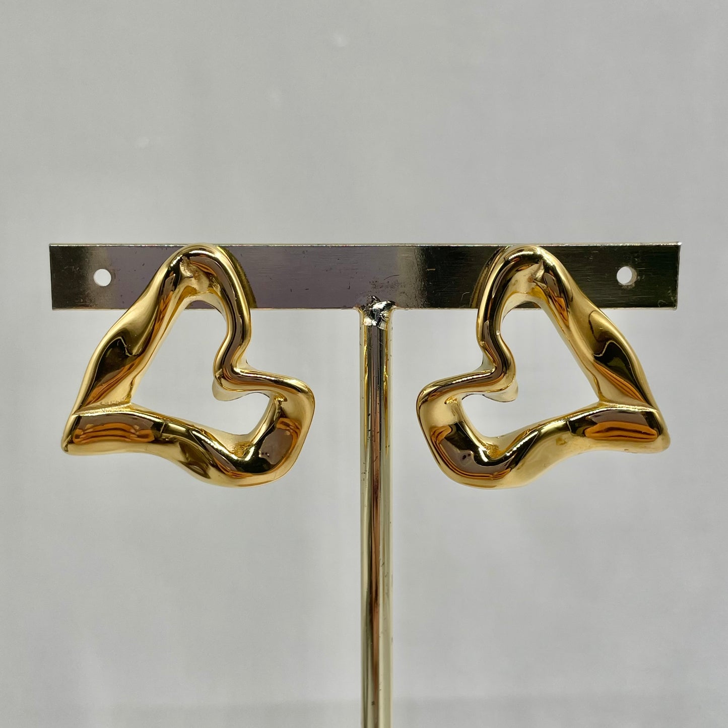 Aretes romantic heart