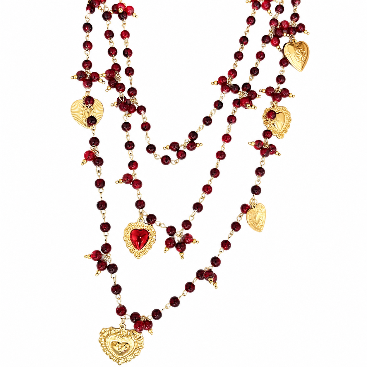 Collar Perlas Capas