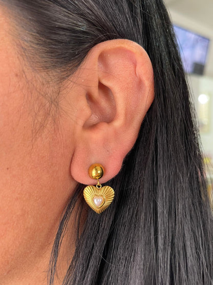 Aretes Corazón