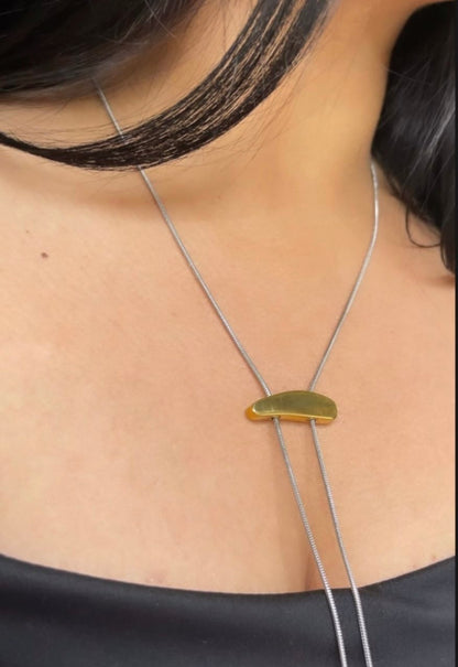 Collar Largo Bicolor