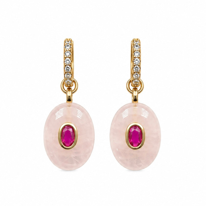 Aretes Óvalo P Natural