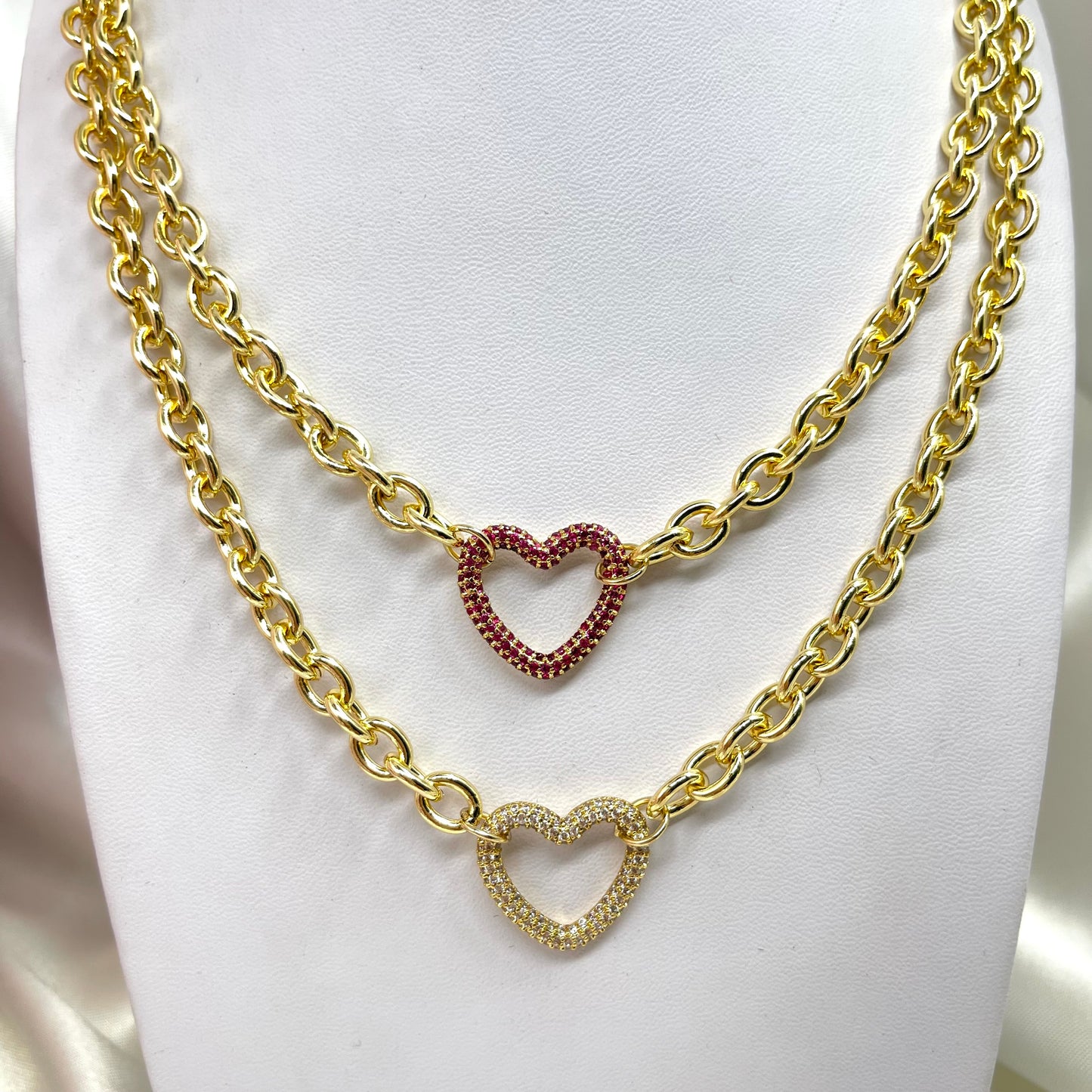 Collar HEART CHAIN