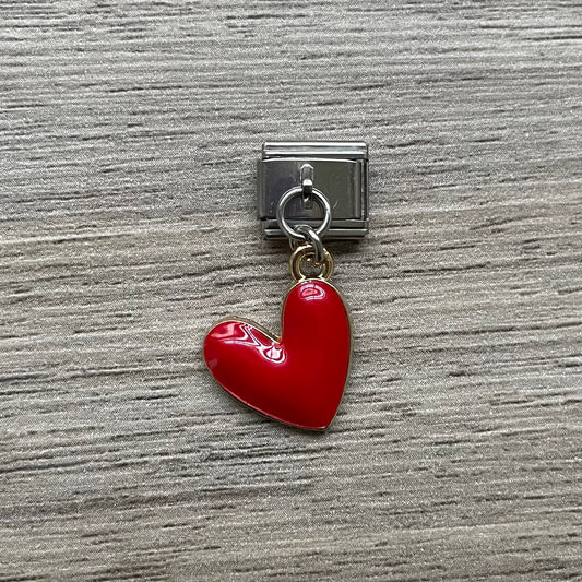 CHARM Colgante Corazón Rojo