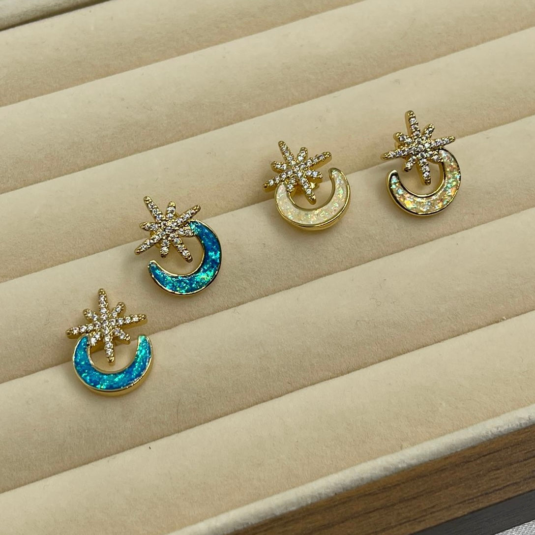 Aretes Luna y Estrella 💫