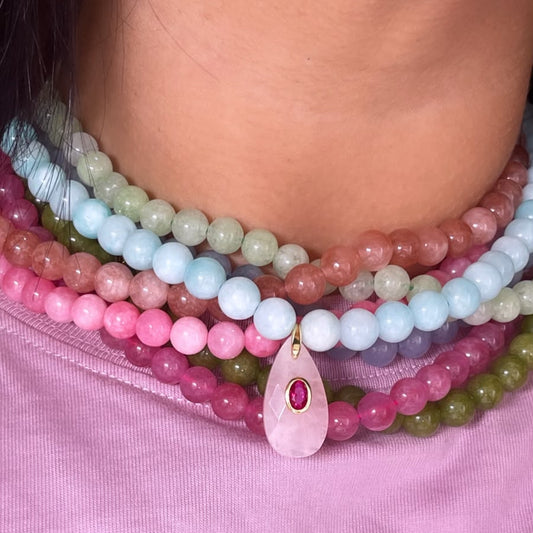 Collar Piedra Natural 8mm