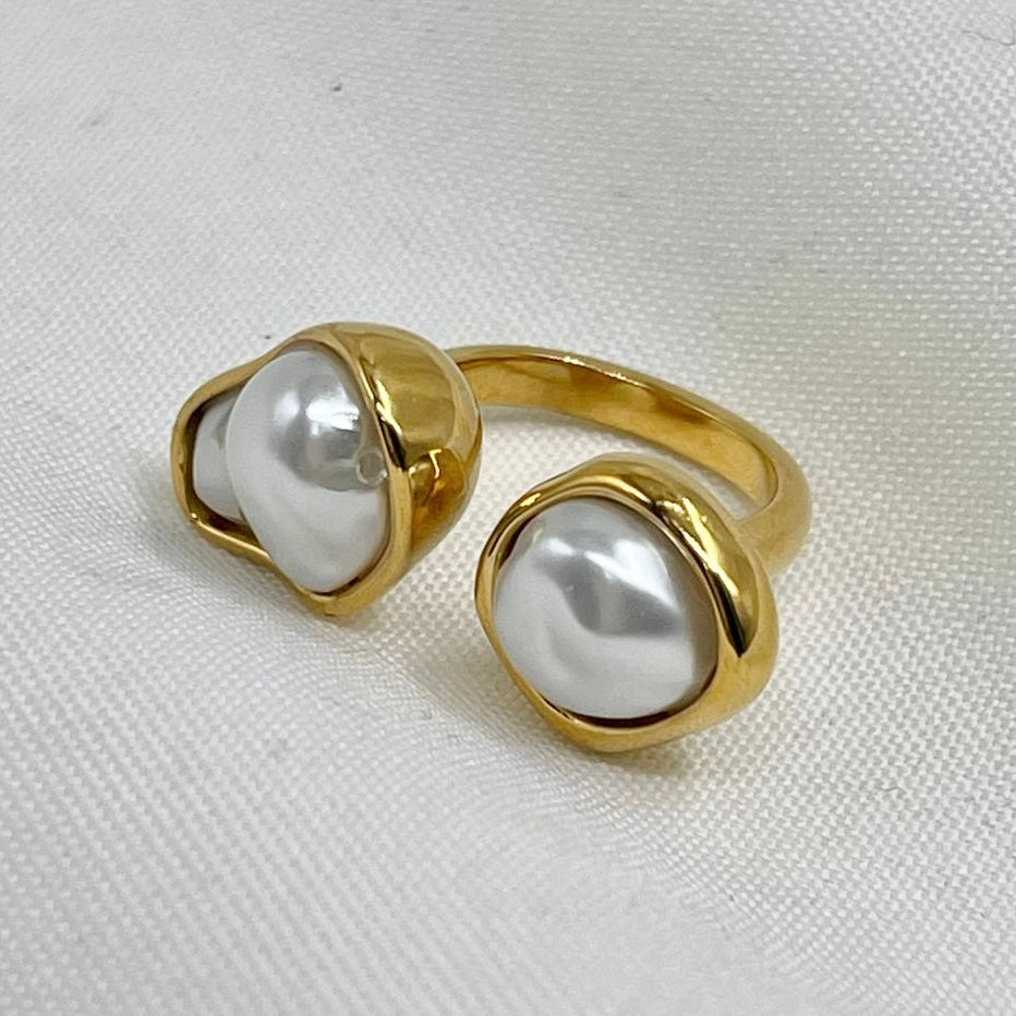 Anillo 2 Perlas