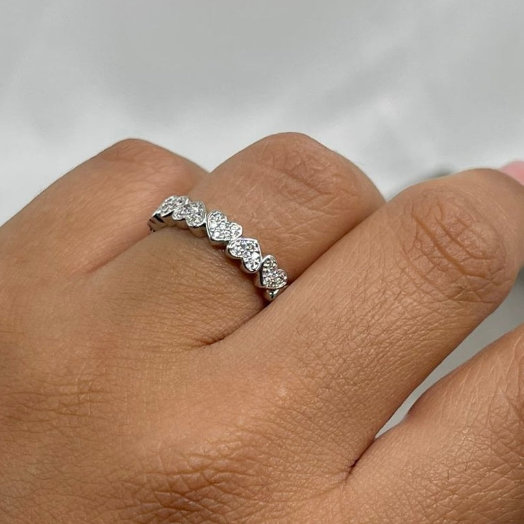 Anillo Corazones