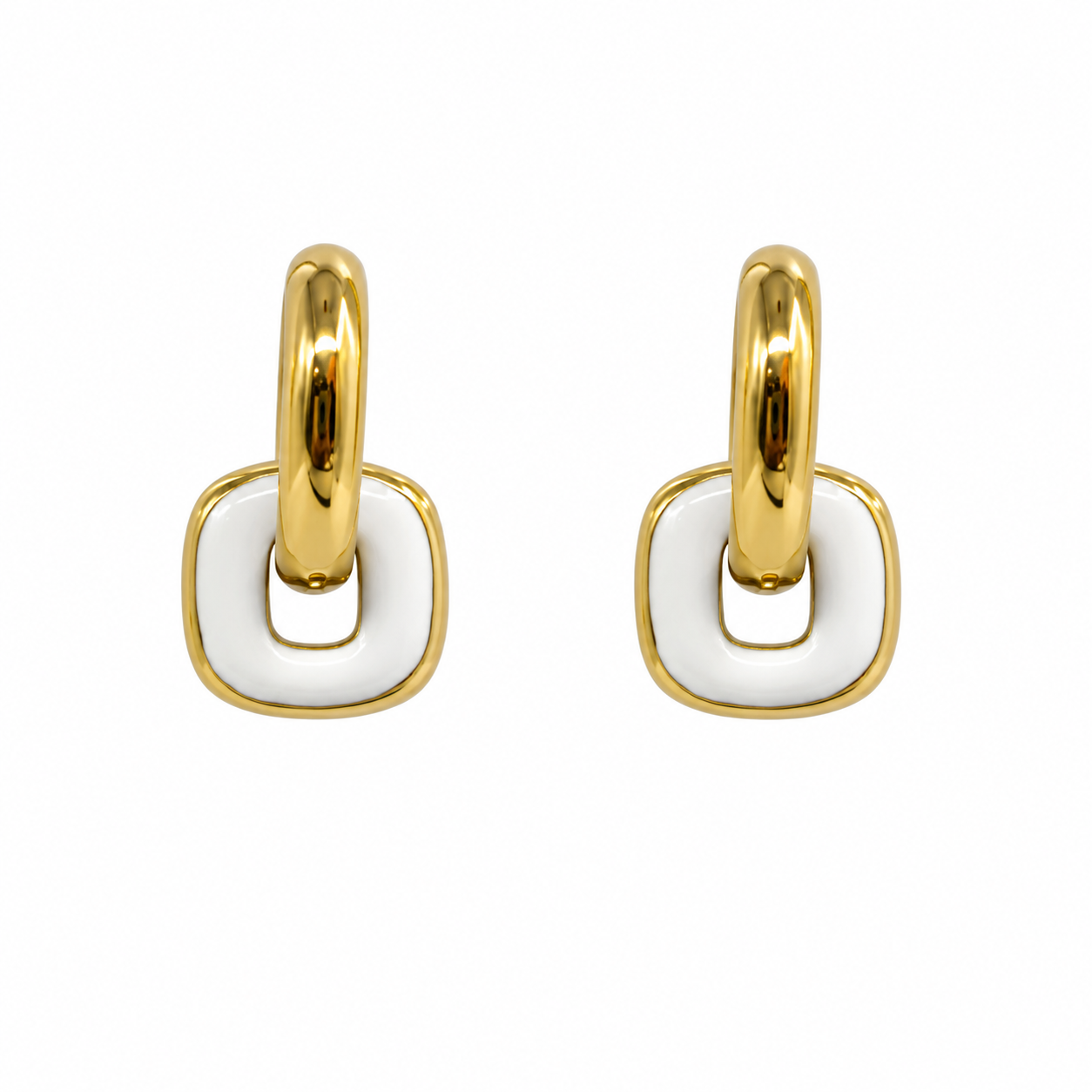 Aretes Cuadro Colgante