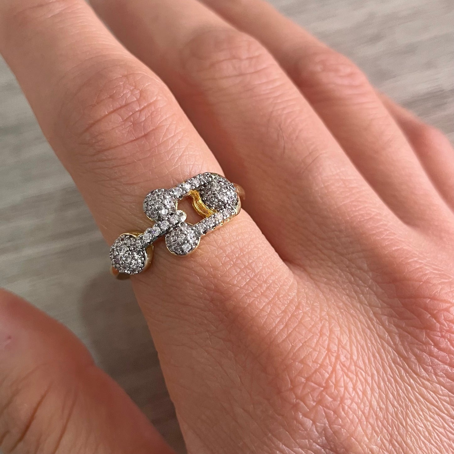 Anillo Tiffa Bicolor