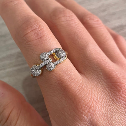 Anillo Tiffa Bicolor