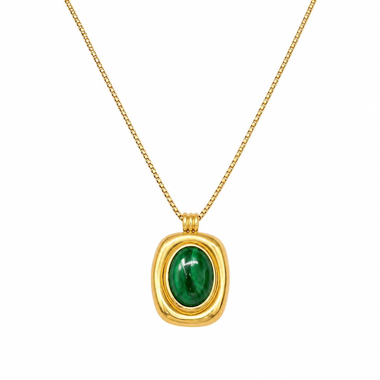 Collar Óvalo acero