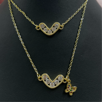 Collar love heart/ love butterfly