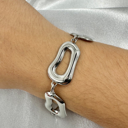 Pulsera Eslabones Irregulares