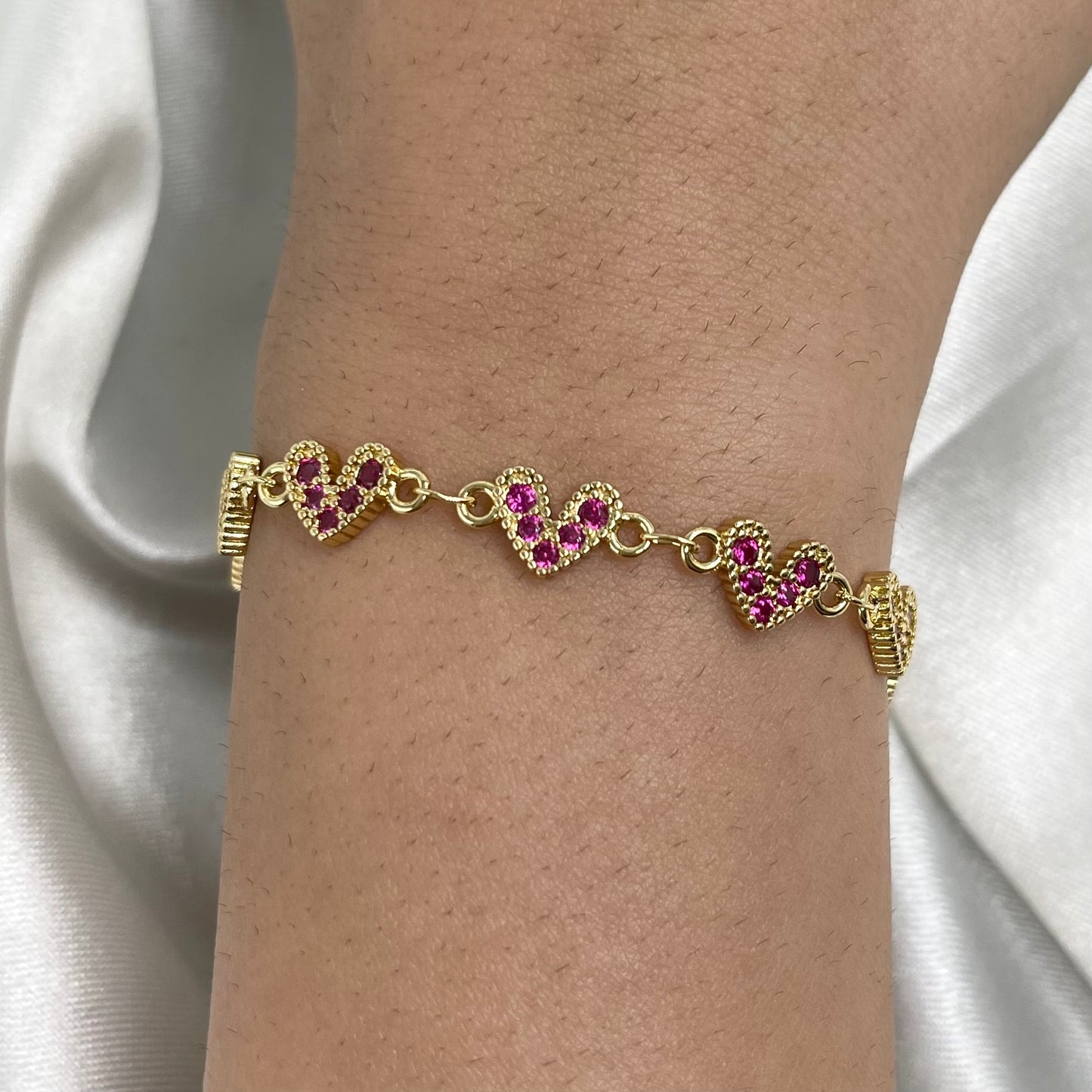 Pulseras corazón