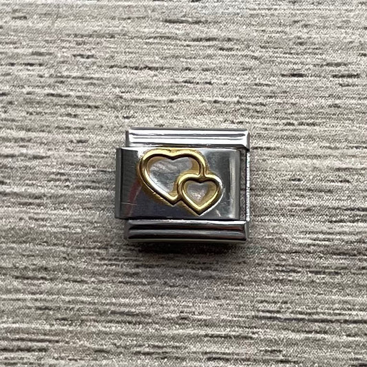 CHARM Corazones Unidos Silueta