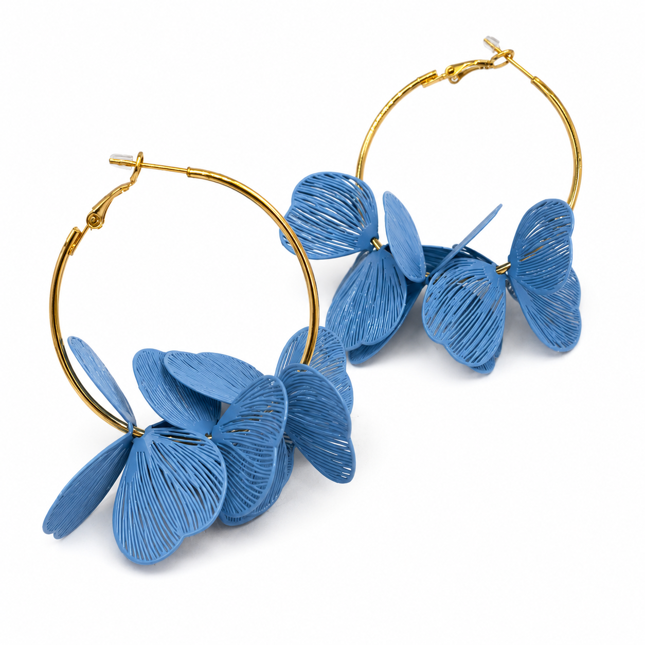 Aretes Flor Lámina