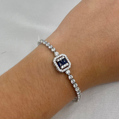 Pulsera Circonias Plata