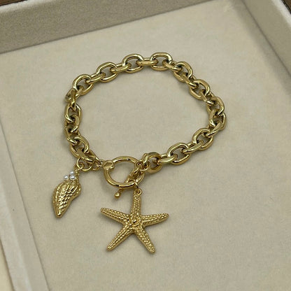 Pulsera Estrella y Concha