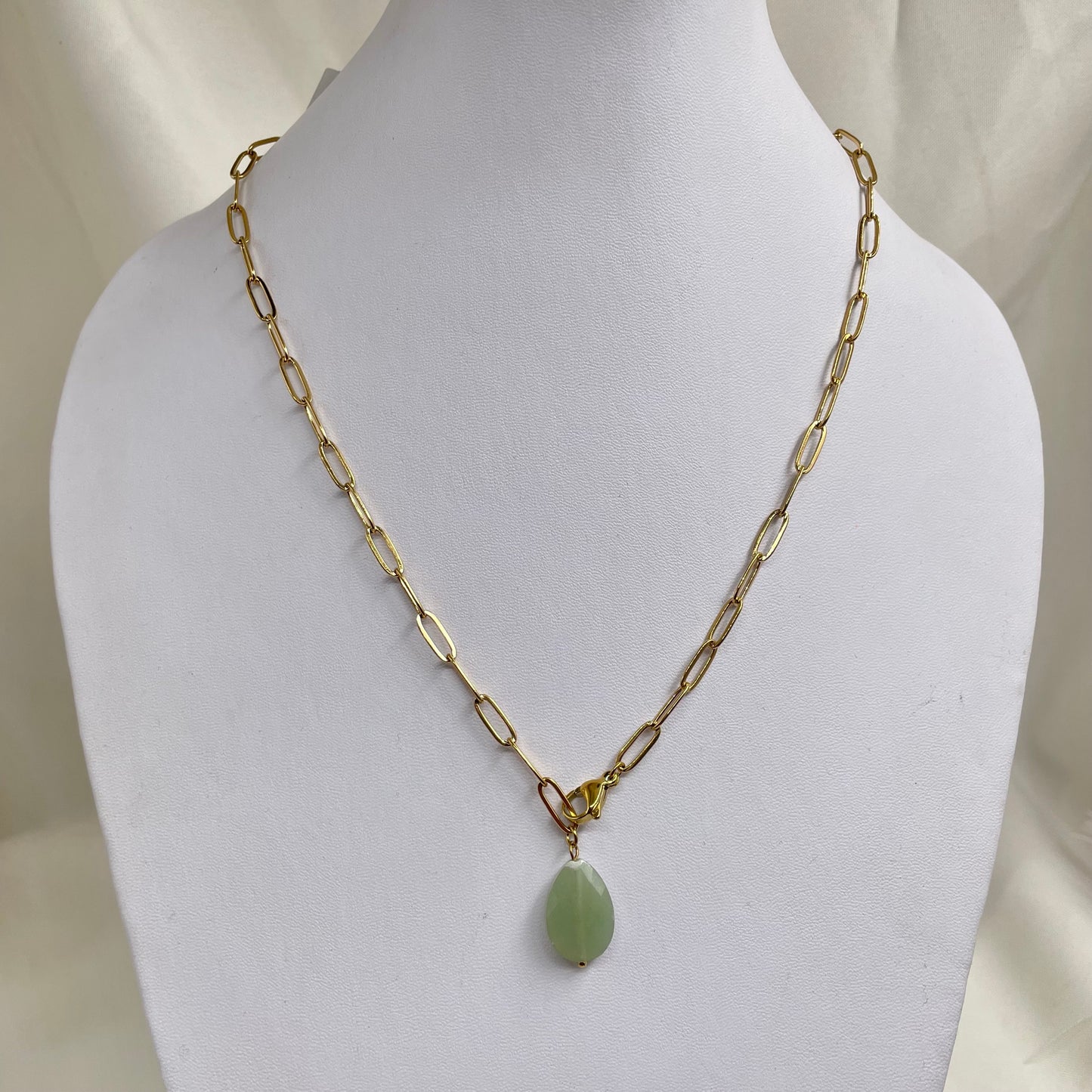 Cadena con dije Ágata colgante