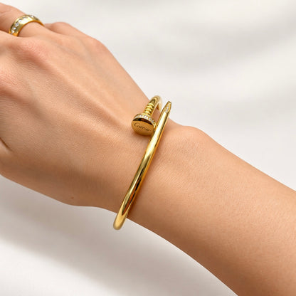 Brazalete Clavo con Zirconias