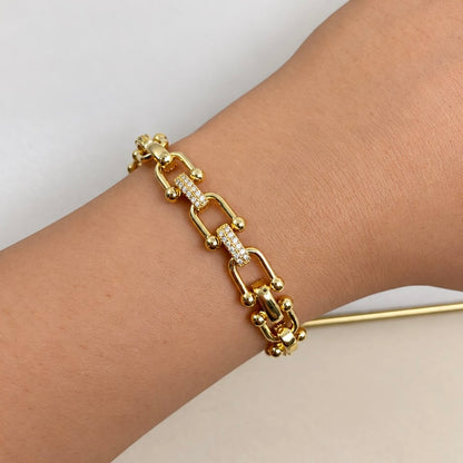Pulsera Zirconias Tiff