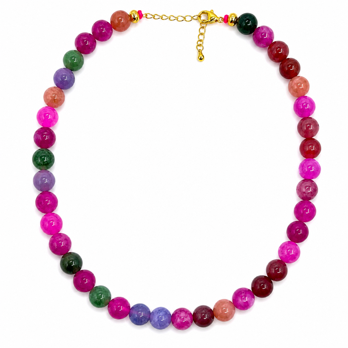 Collar Piedra Natural 1 cm