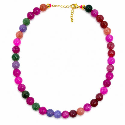 Collar Piedra Natural 1 cm