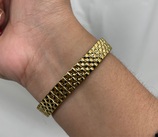 Pulsera italiana dorada