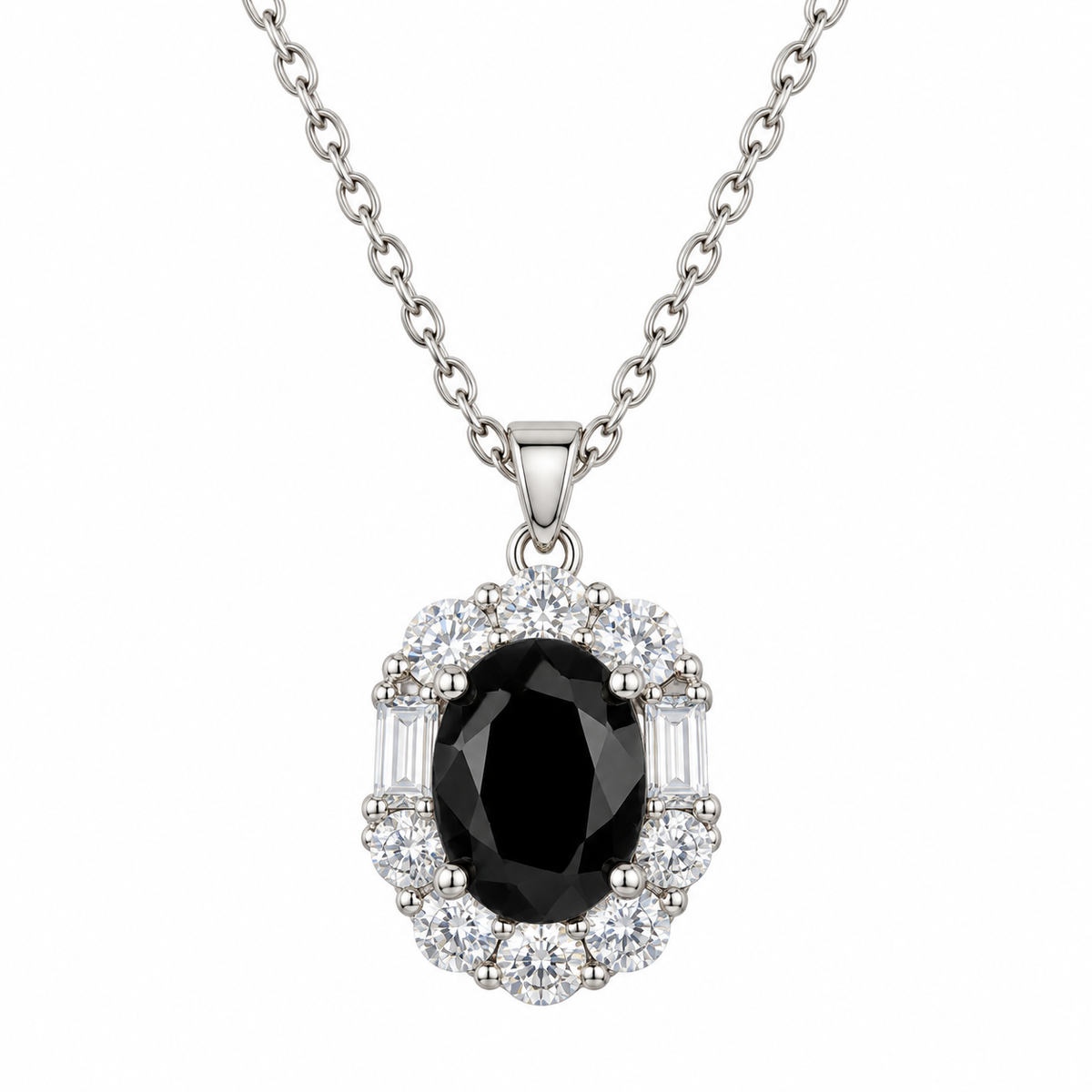 Collar Óvalo Zirconia
