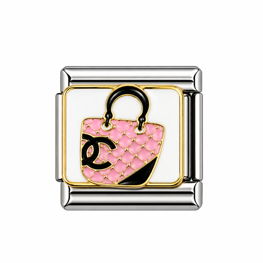 CHARM Bolso Channel Rosa 👜