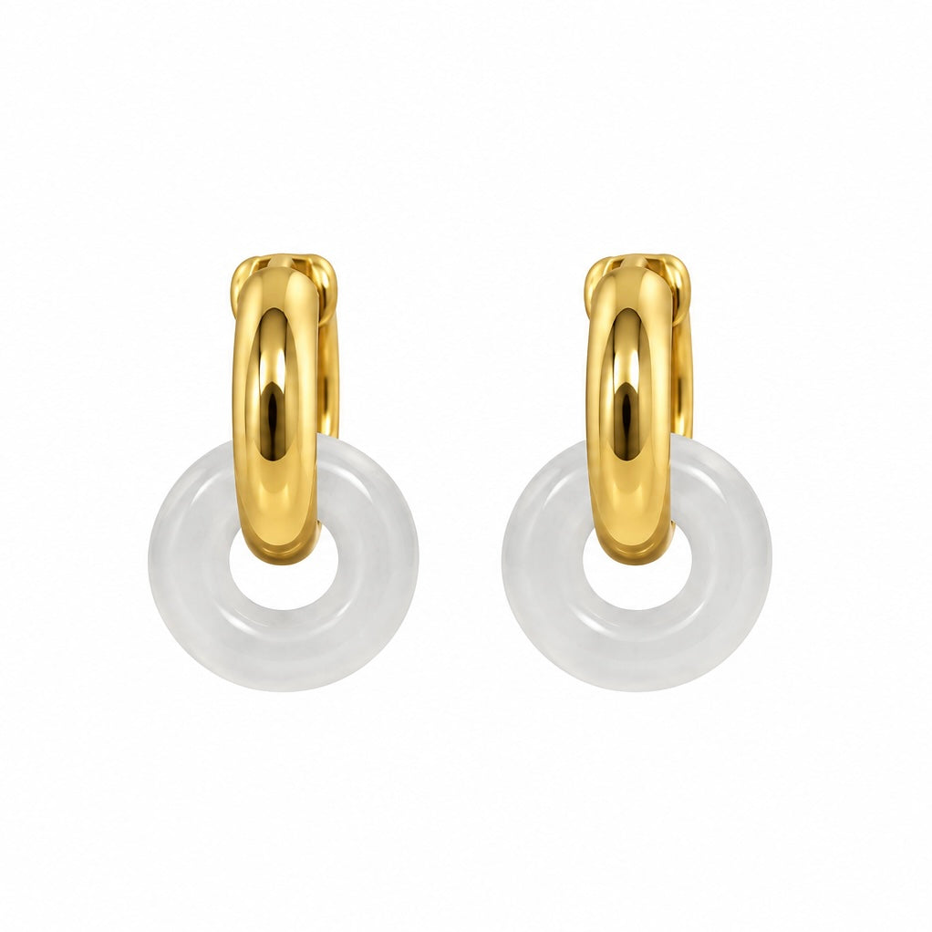 Aretes Quitapón Piedra Natural
