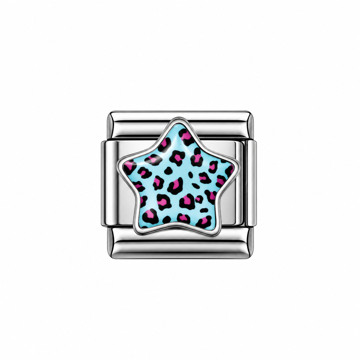 CHARM Animal Print Plateado