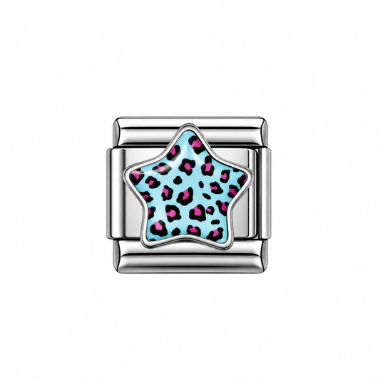 CHARM Animal Print Plateado