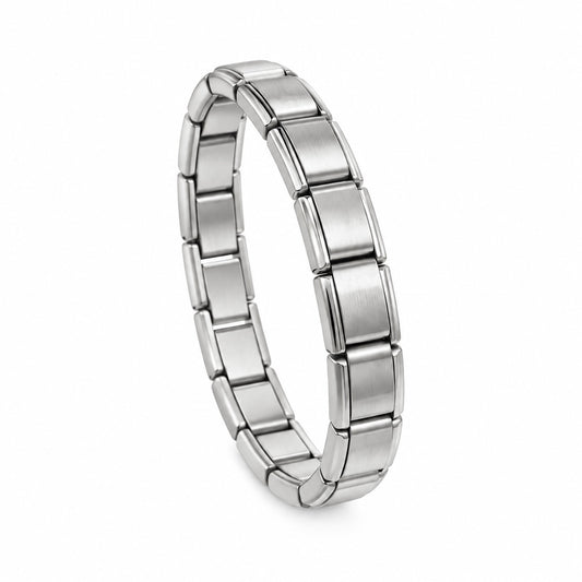 Pulsera Italiana plateada