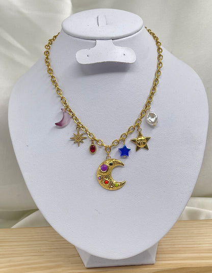 Collar Luna Morada 🌙