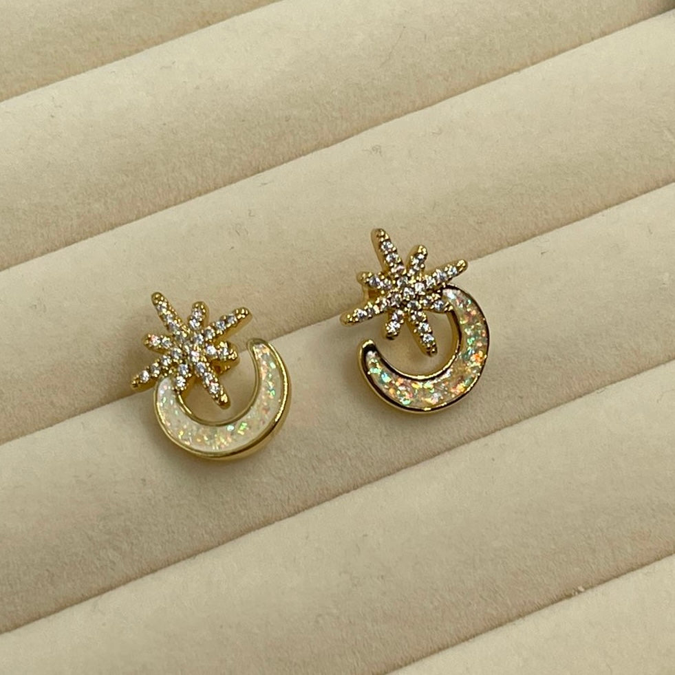 Aretes Luna y Estrella 💫