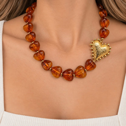 Collar Acrílico Corazón