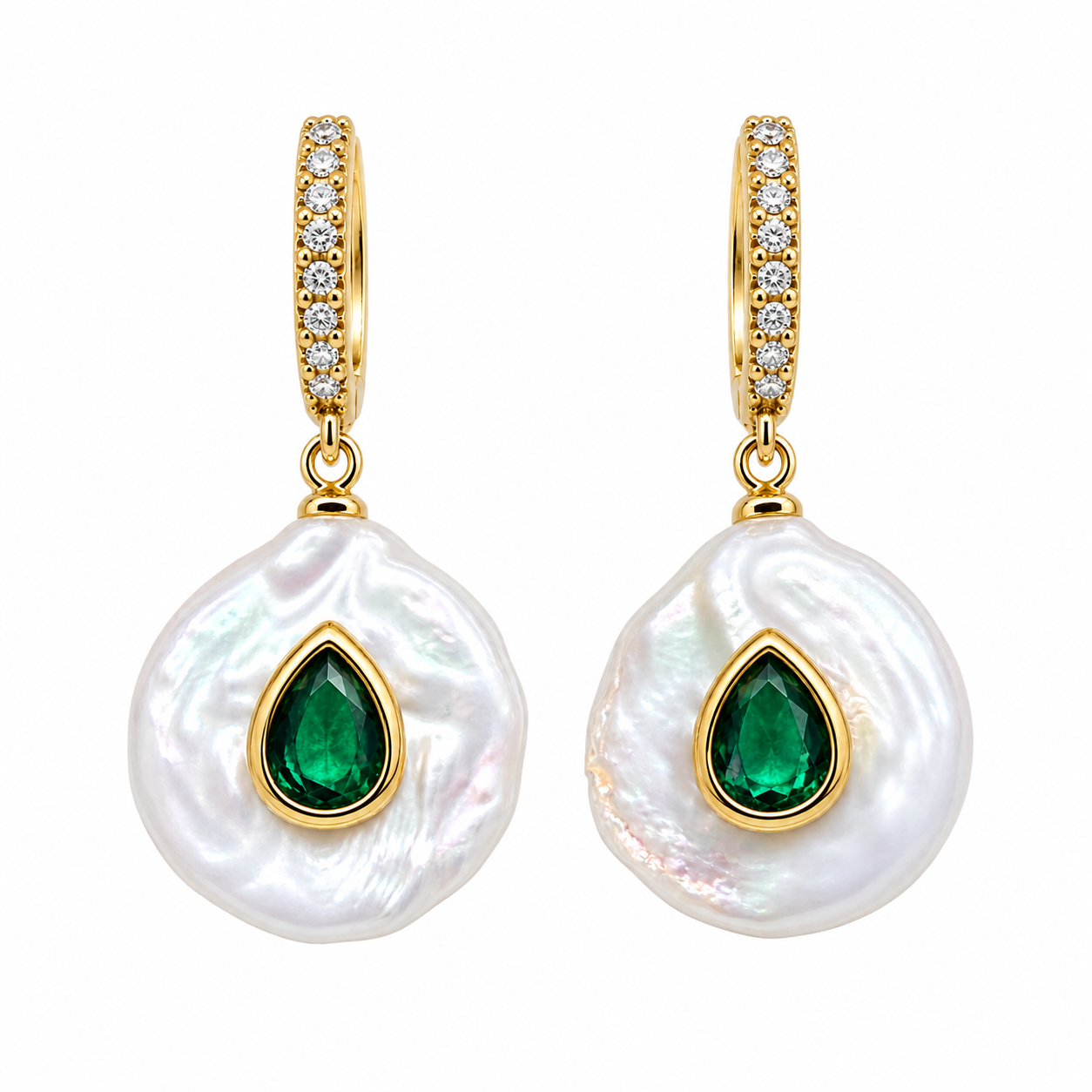 Aretes de Perla Natural