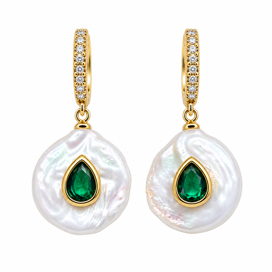 Aretes de Perla Natural