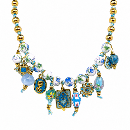 Collar Artesanal con Dijes