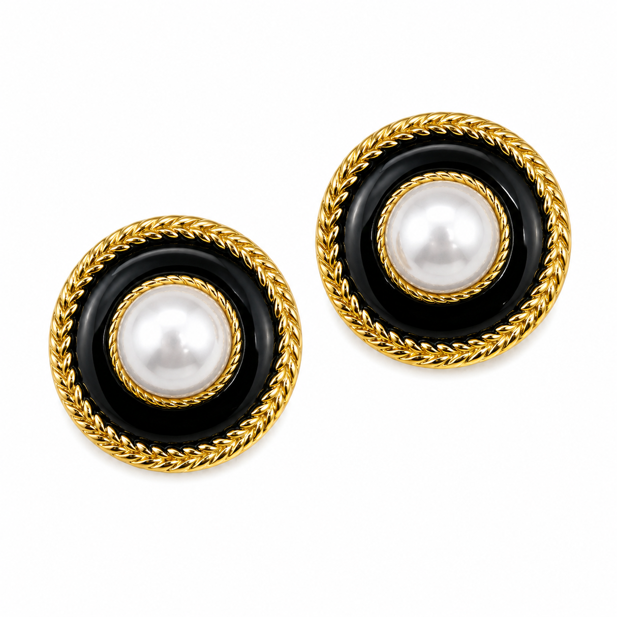 Aretes Redondos Perla